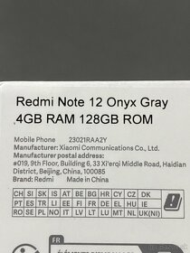 Xaiomi Redmi 12 4gb RAM 128gb ROM zaruka 14mesiacov - 4