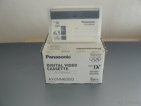 Predám mini DV videokazety SONY -PANASONIC - TDK - Digital 8 - 4