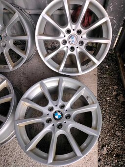 4ks alu disky orig. BMW 5x120 R18 + snimače tlaku - 4
