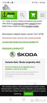 5x112 r17 alu disky oriinal Škoda - 4