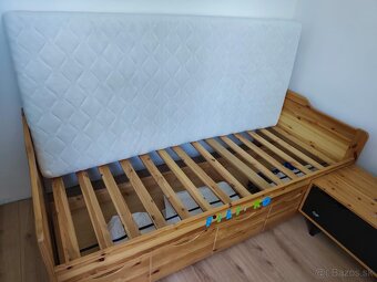 Drevená postel 200x90 - 4