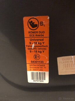 Britax Römer 9 - 18 kg - 4