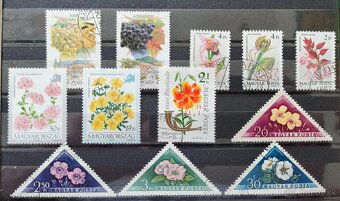 Známky kvety Maďarsko - 4