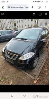 Mercedes Benz A B rozpredám na diely - 4