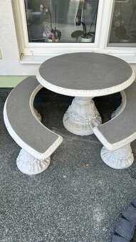 Kamenné barokové sedenie - 4