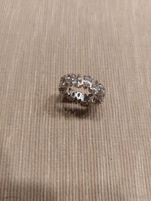 Swarovski luxusný trblietavý prsteň Vittore 5572827 - 4