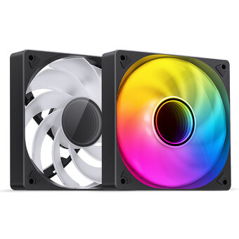 7x 120mm ARGB FAN 4PIN BLACK + Controller - 4