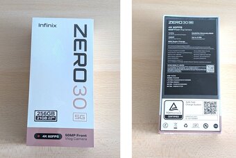 Infinix Zero 30 5G (12GB RAM, 256GB), zlatý – 5G smartfón - 4