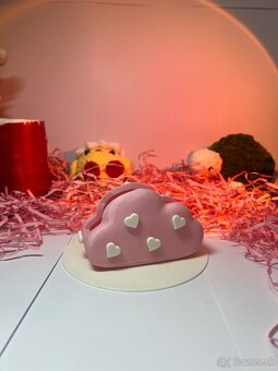 Ružový obláčik – držiak na drobnosti ☁️💖 - 4