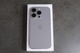 Apple iPhone 15 pro 128GB - Natural Titán - TOP STAV - 4