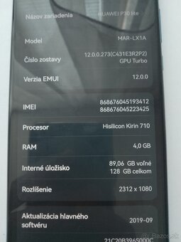 Huawei p30 Lite 128GB/4GB - 4
