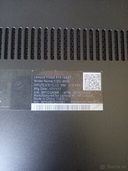 Lenovo Yoga 510‑14AST (80S9) - 2v1 dotykový notebook - 4