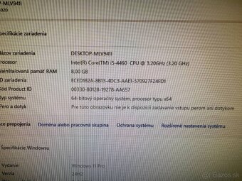 Počítač DELL i5-4460 / 8GB / GTX 1650 4GB / SSD+HDD - 4