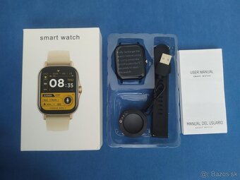 Inteligentné hodinky, možnosť volania, čierne - 4