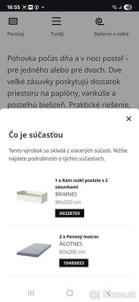 Dvojlôžková rozkladacia postel - 4