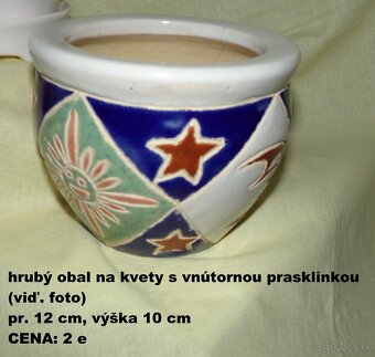 ČREPNÍKY, BONSAJ, OBALY NA KVETY - RETRO - 4