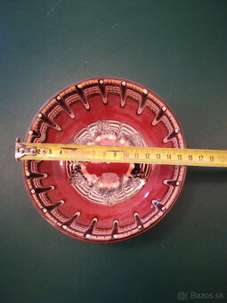 bulharska keramika vaza, miska, tanier - 4