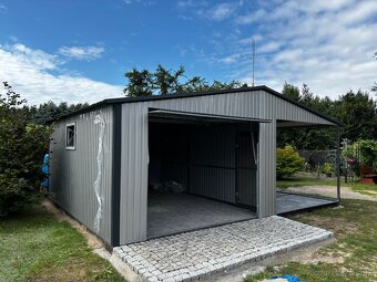 GARÁŽ SO SEDLOVOU STRECHOU 7×5 m – GARÁŽ + PRÍSTREŠOK - 4