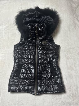 Čierna prešívaná vesta zn. Philipp Plein originál - 4