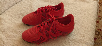 Detske kopacky Adidas X, c.35,5, kožené  - 4