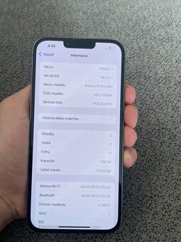 Predám IPhone 13 pro max 128GB 85% - 4
