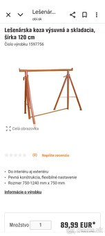 Predám stavebné kozy. - 4