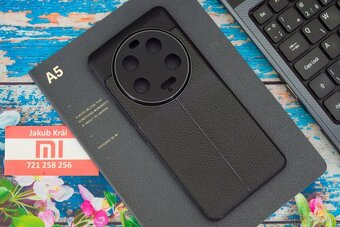 Puzdro s koženkovým vzorom pre Xiaomi / Redmi / Poco - 4