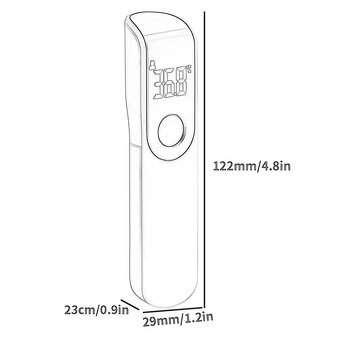 Novy bezdotykovy infracerveny teplomer - 4