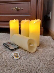 Adventné led sviečky 4ks - 4