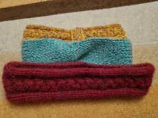 Pletené čelenky a ponožky - 4