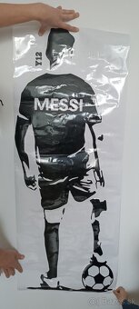 Predám novú veľkú nálepku na stenu MESSI 52 x 133cm - 4