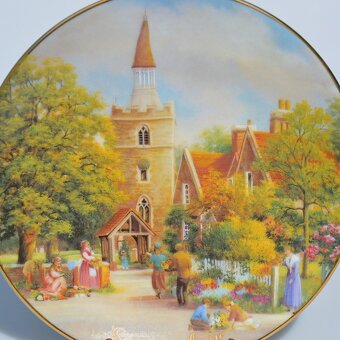 Sada - kompletná zbierka 12 mesiacov - 12 tanierov na stenu - 4