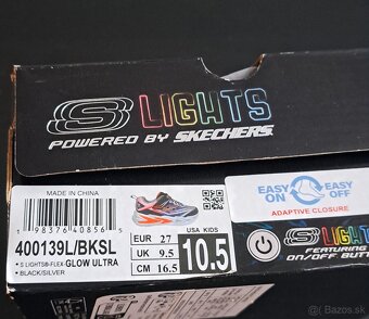 Svietiace tenisky Skechers 27 - 4