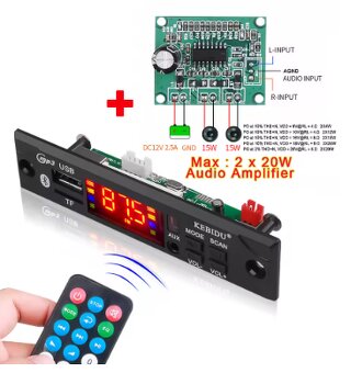 Mini FM bluetooth stereo modul- nové - 4
