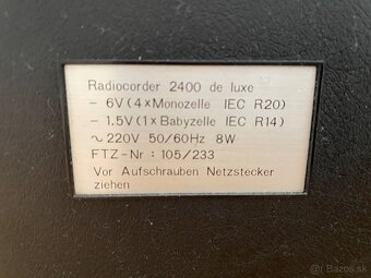 RadioCorder 2400 de Luxe - 4