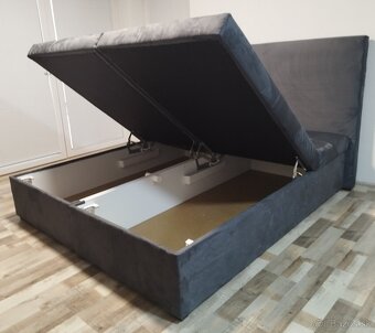 polohovatelna manzelska postel blanar, 180x200x48 cm - 4