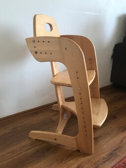 Detská rastúca jedálenská stolička - 4