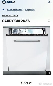 Vstavana umyvacka riadu Candy - 4