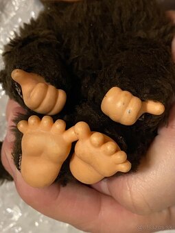 Retro hračka - hnedý mončiči - 4