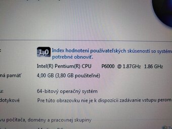 predám notebook MEDION AKOYA E6220 ,WINDOWS 7,bez baterky - 4