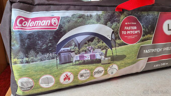 Coleman Fastpitch Shelter L + 2x zástena + dvere NOVÝ - 4