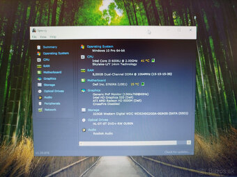 notebook Dell - 15.6", i3-6006u, 2x grafika, 8GB, 240GB SSD - 4