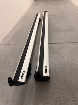 Thule WingBar EVO RaisedRails 127 cm pre vozidlá s lyžinami - 4
