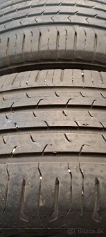 Predám 4ks jazdené letné 205/55r16-91V Continental 2+2modely - 4