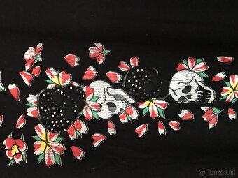 ED HARDY black damske tricko S/M - 4