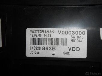 Budiky VW Golf V / dieselové, polodot / - 4