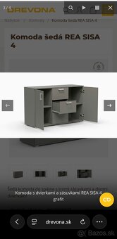 Komoda šedá - 4