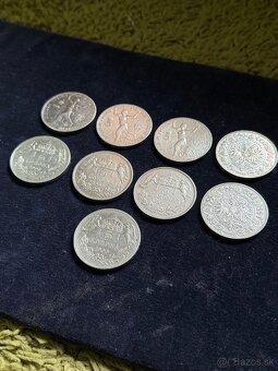 Strieborné mince 5 Koruna - 4