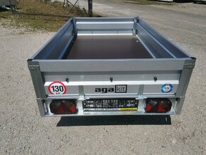 Prívesný vozík Agados Aga Kit, 750kg zváraný rám - 4