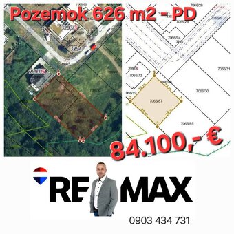 Slnečný stavebný pozemok 626 m2 - Bazová - Kopanice - PD - 4